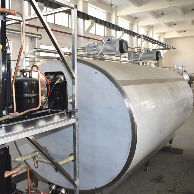 खाद्य ग्रेड स्टेनलेस स्टील दूध कूलिंग टैंक 